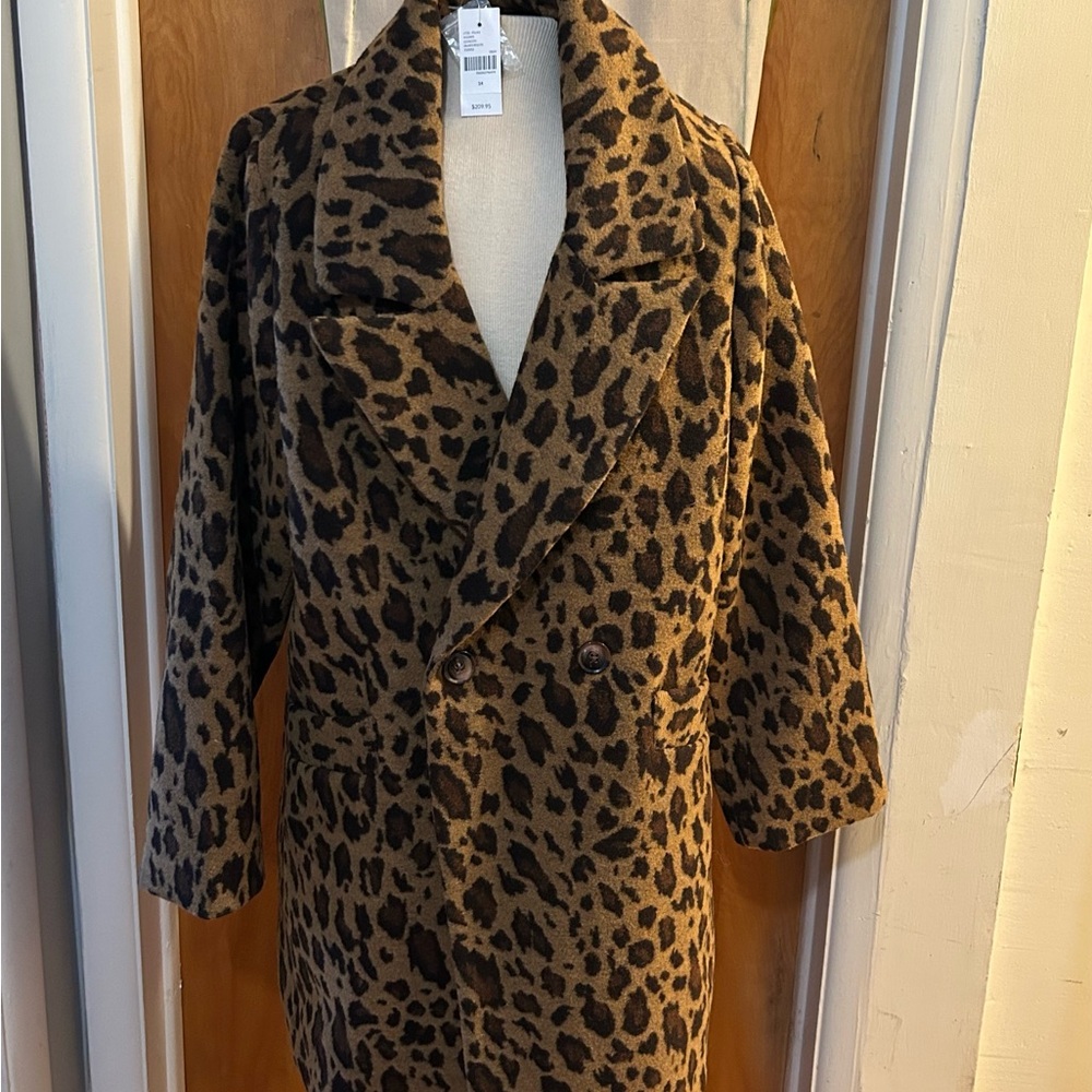 Lane Bryant Leopard Print Coat